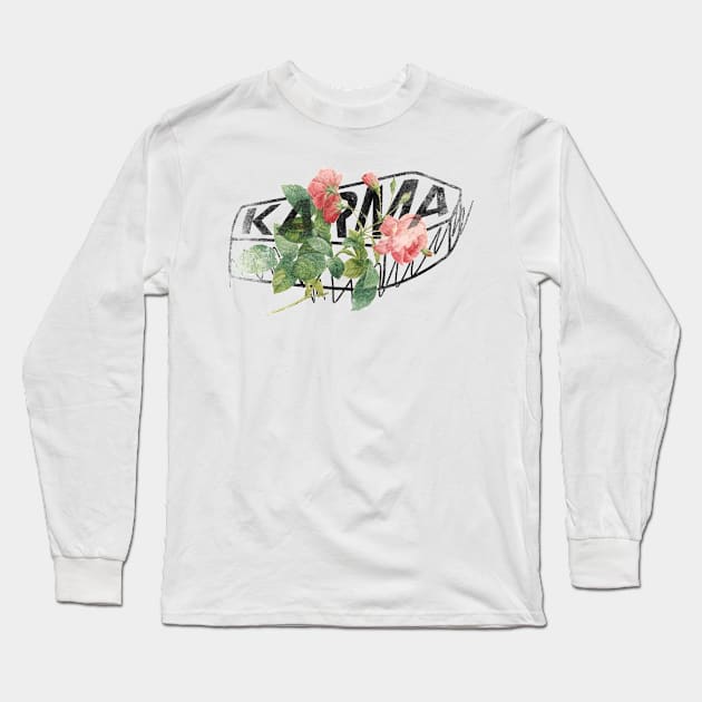 Karma Rose Long Sleeve T-Shirt by Deadframe